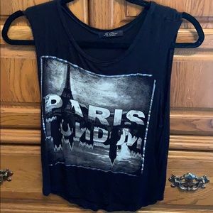 Paris\London muscle tank